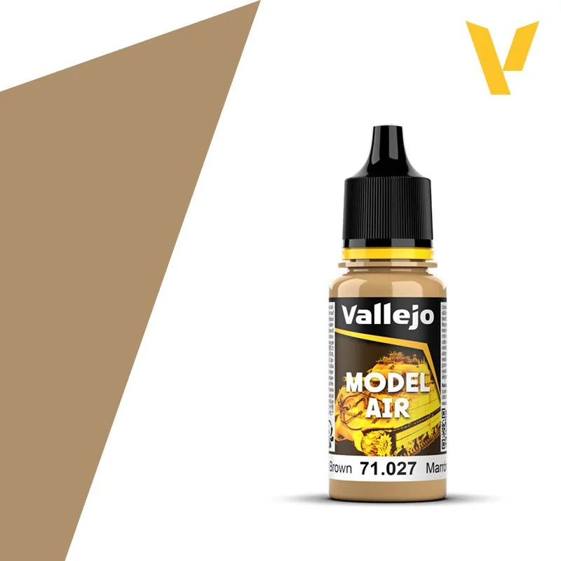 Vallejo 18ml Model Air Light Brown (71.027)