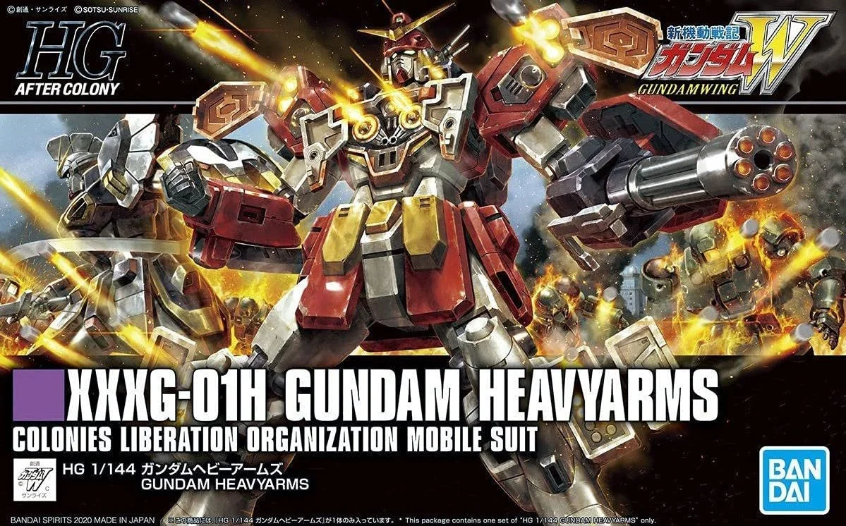 1/144 Bandai XXXG-01H Gundam Heavyarms (HG) After Colony #236