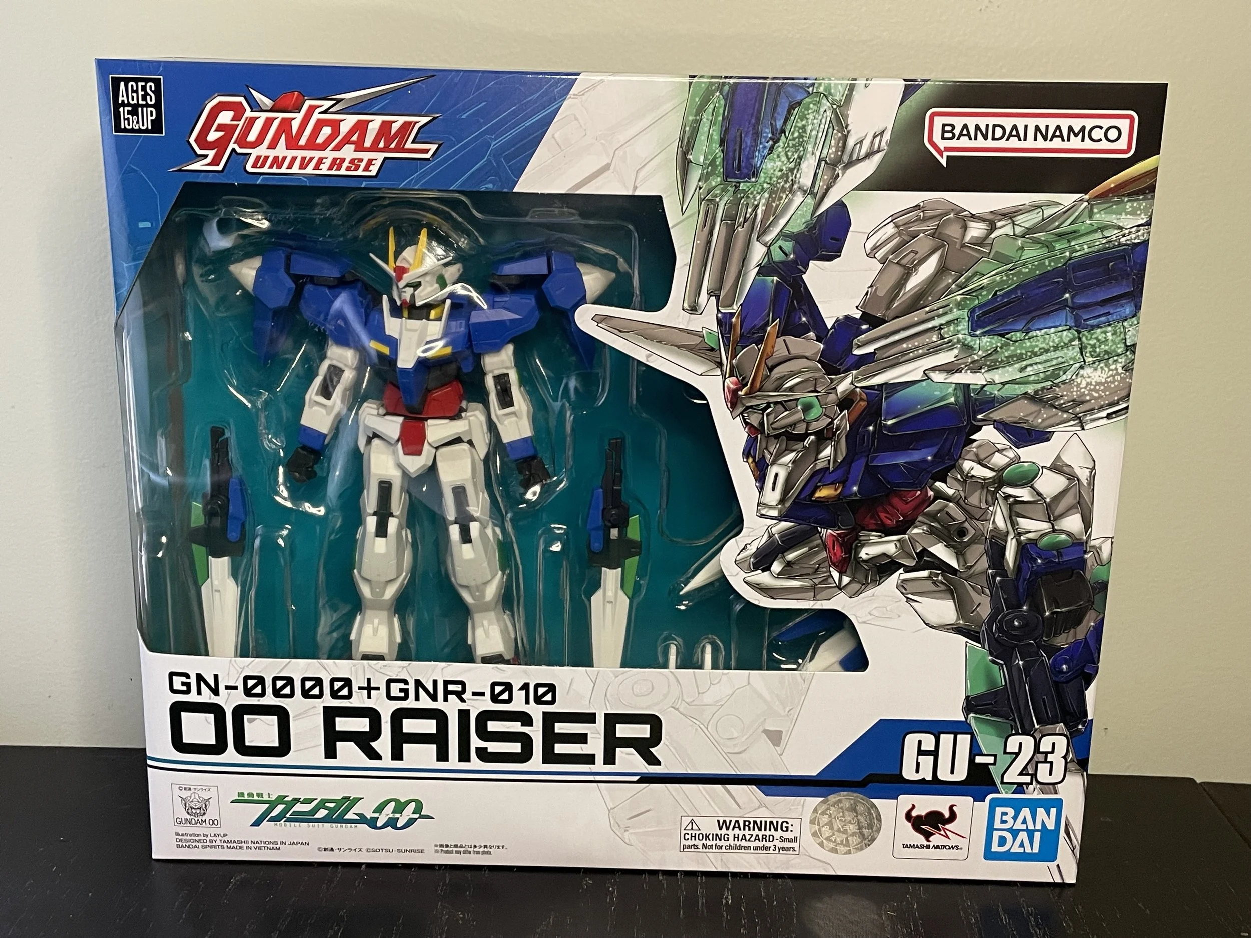 Bandai Spirits Gundam Universe GN-0000+GNR-010 00 RAISER