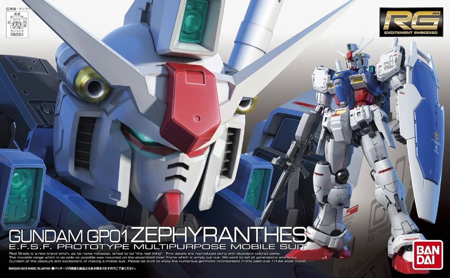 1/144 Gundam GP01 Zephyranthes E.F.S.F. #12 (RG)