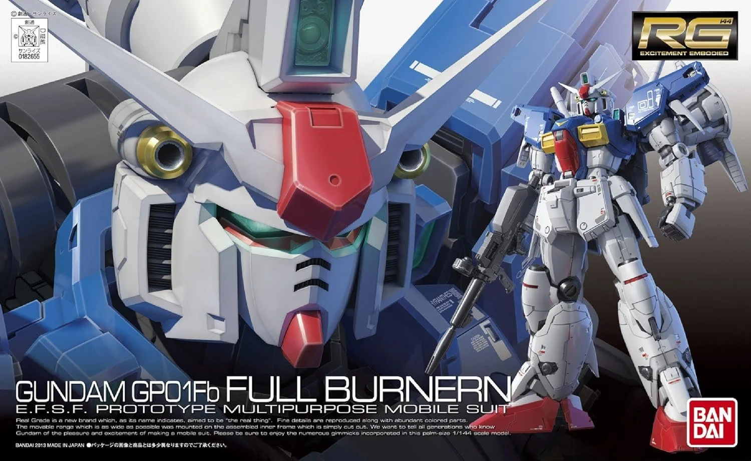 1/144 Gundam GP01Fb Full Burnern E.F.S.F. #13 (RG)