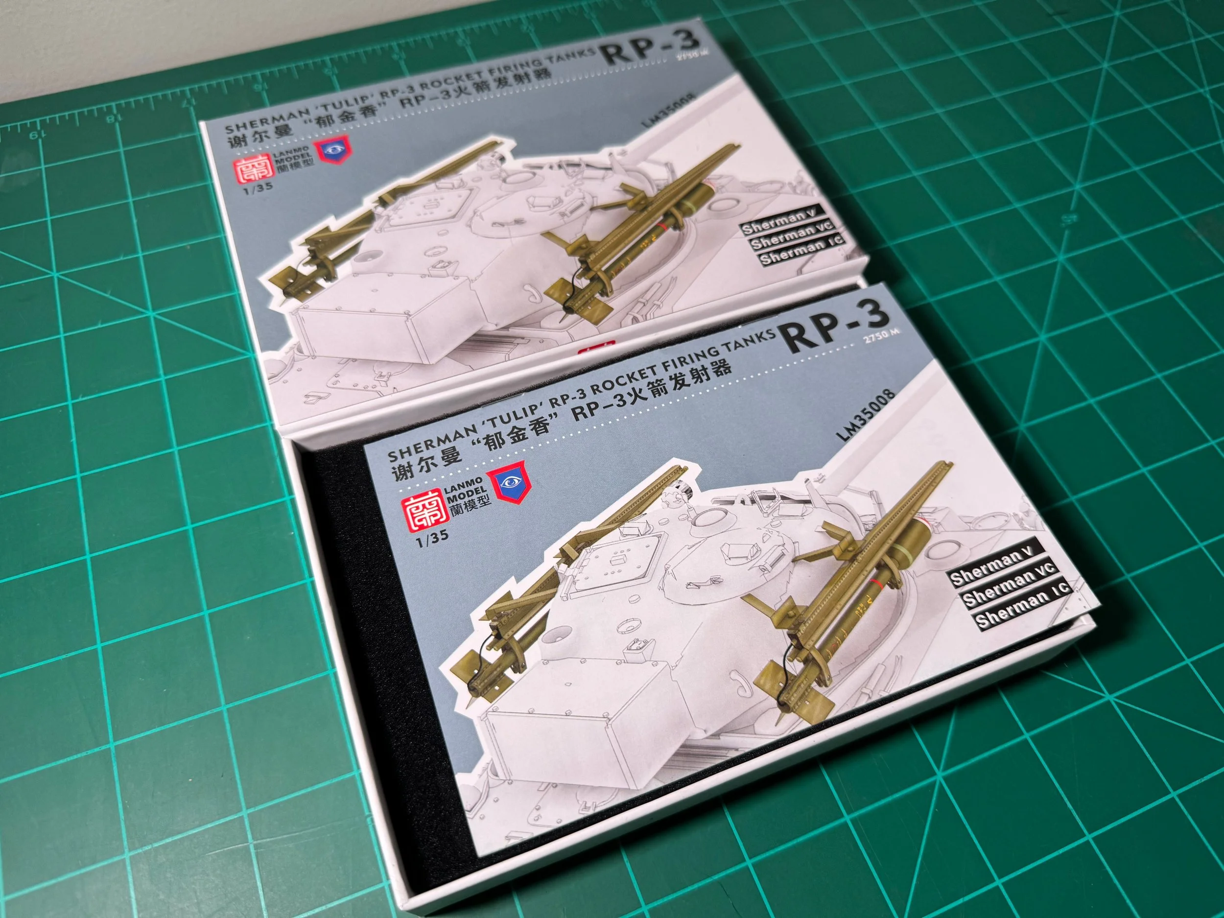 1/35 Lanmo Model WWII US Army  Sherman Tank ‘TULIP’ RP-3 ROCKET FIRING #LM35008