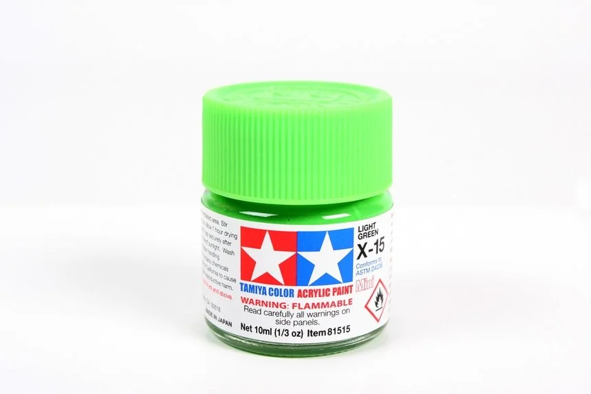 Tamiya 10ml-1/3oz Acrylic Mini X-15 Light Green