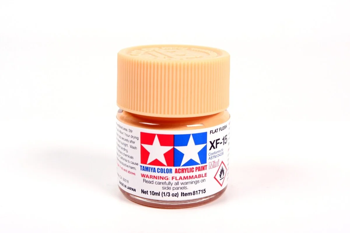 Tamiya 10ml-1/3oz Acrylic Mini XF-15 Flat Flesh #81715
