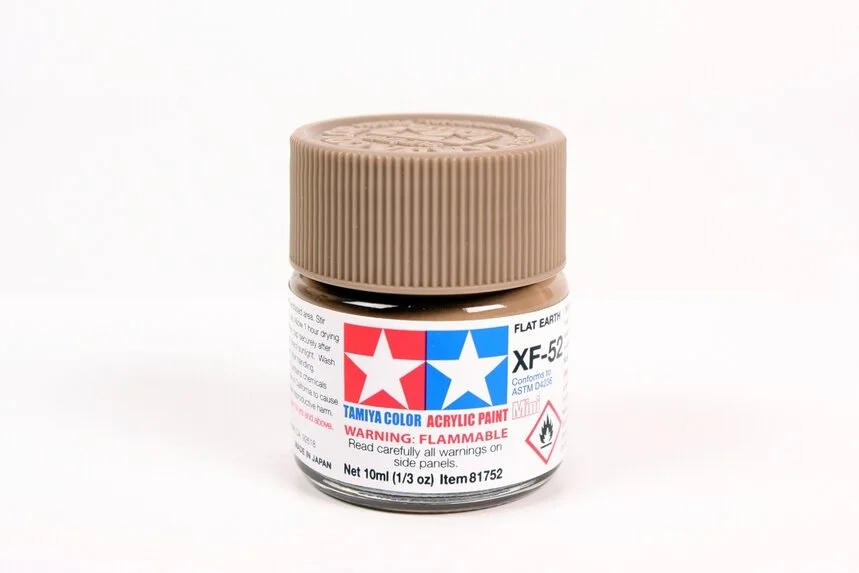 Tamiya 10ml-1/3oz Acrylic Mini XF-52 Flat Earth #81752