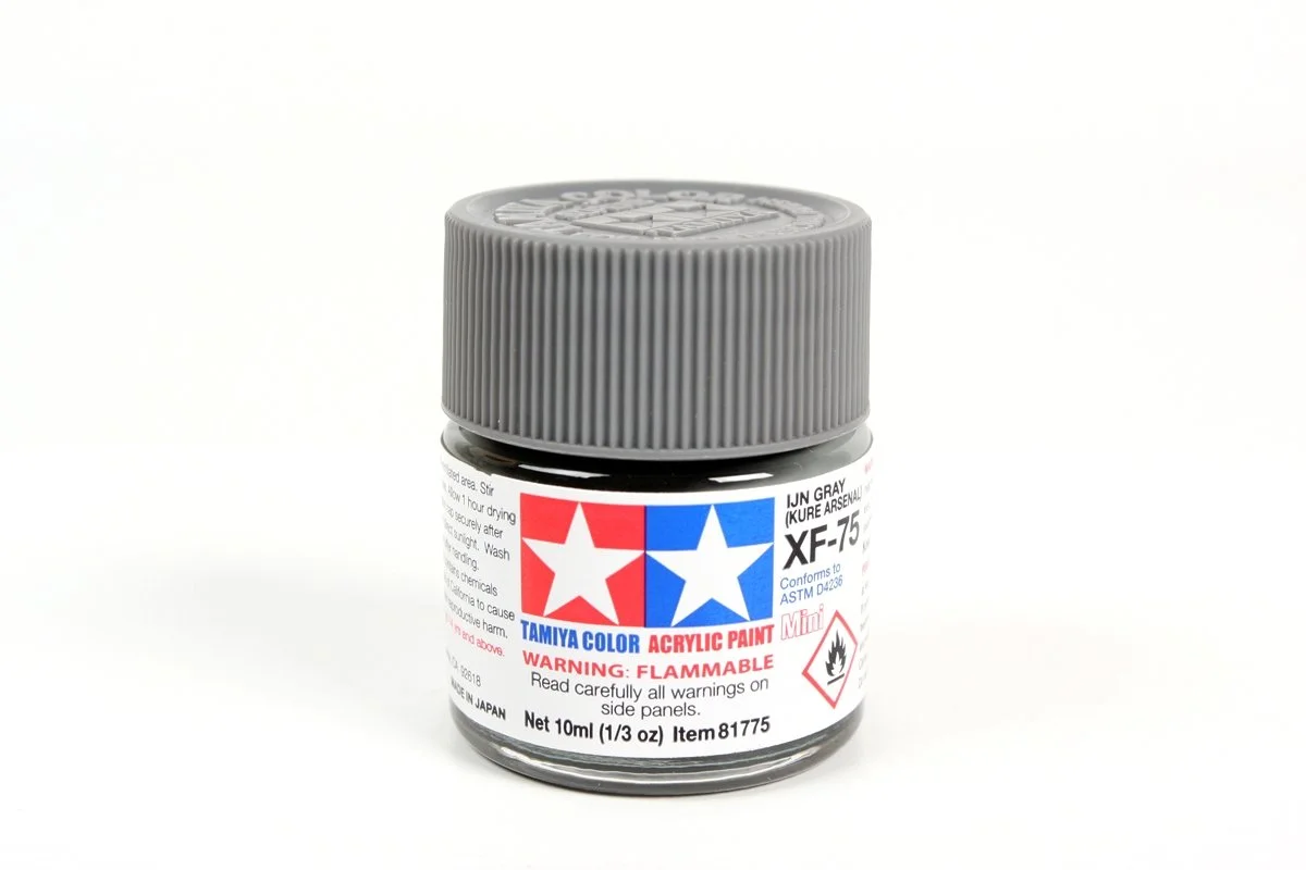 Tamiya 10ml-1/3oz Acrylic Mini XF-75 IJN Gray (Kure Arsenal) #81775