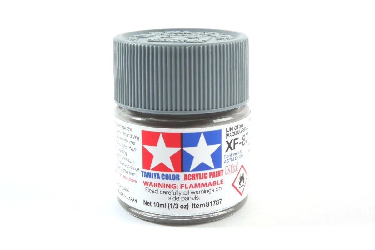 Tamiya 10ml-1/3oz Acrylic Mini XF-87 IJN Gray (Maizuru Arsenal)  #81787