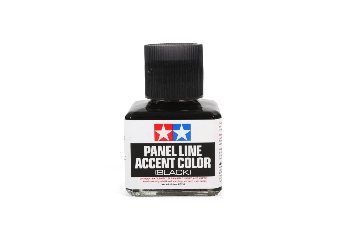Tamiya Panel Line Accent Color (Black) 40ml #87131