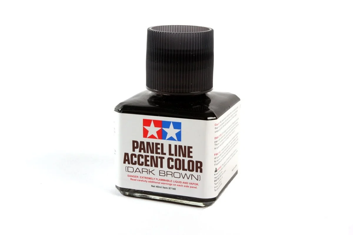 Tamiya Panel Line Accent Color (DrkBrwn) 40ml #87140