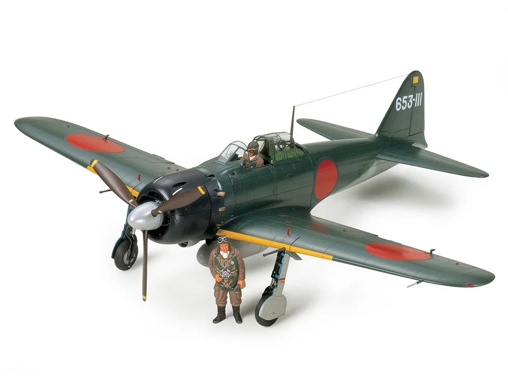 1/32 Tamiya Mitsubishi A6M5 Zero Fighter Model 52 Display Model #60138