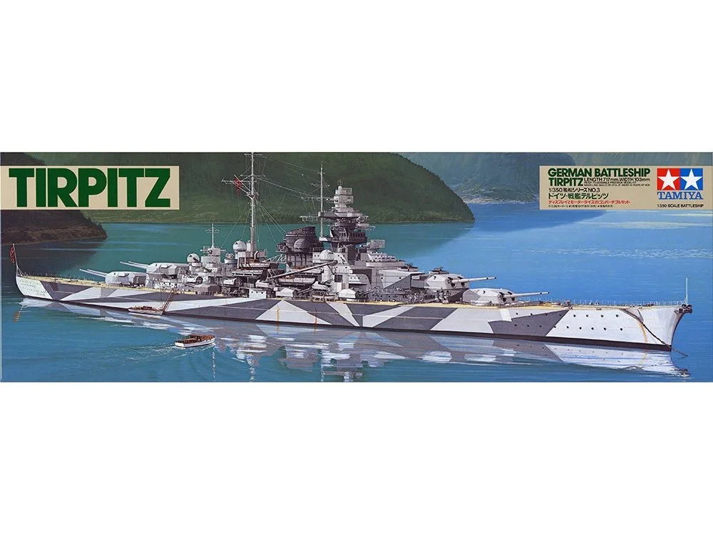 1/350 Tamiya Tirpitz Battleship #78015