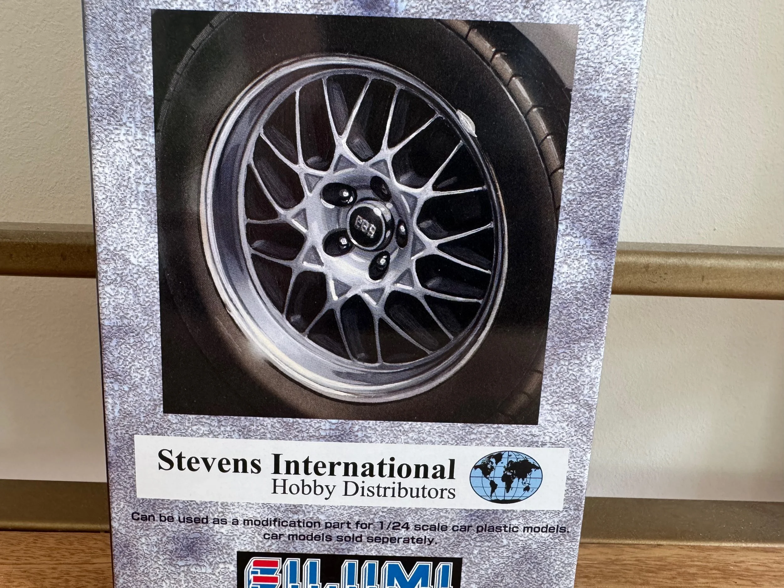 1:24 Fujima BBS V-Spec 17" Tire & Wheel Set (4) S#19307