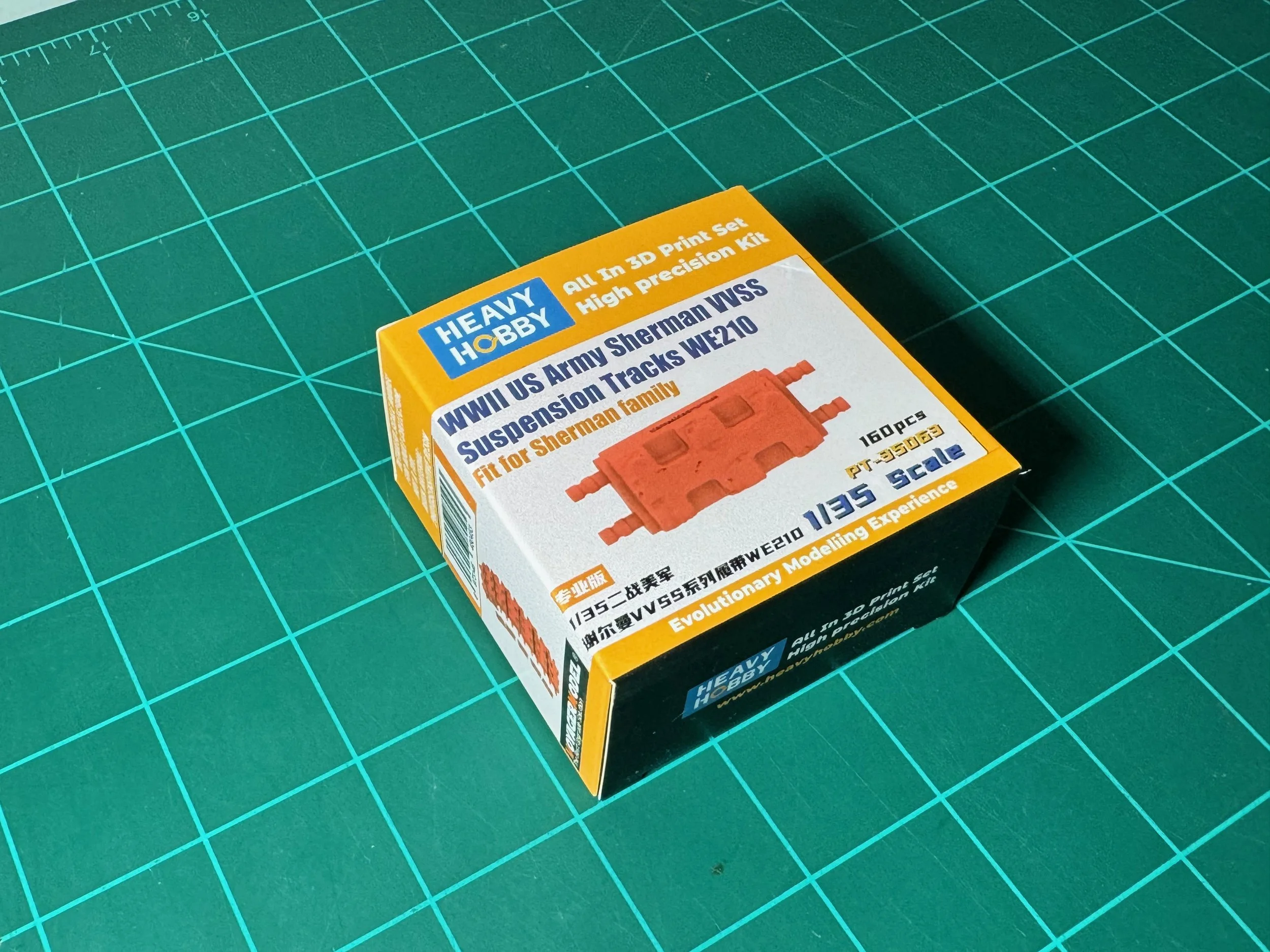 1/35 Heavy Hobby WWII US Army Sherman VVSS Suspension Tracks WE210 #PT-35063