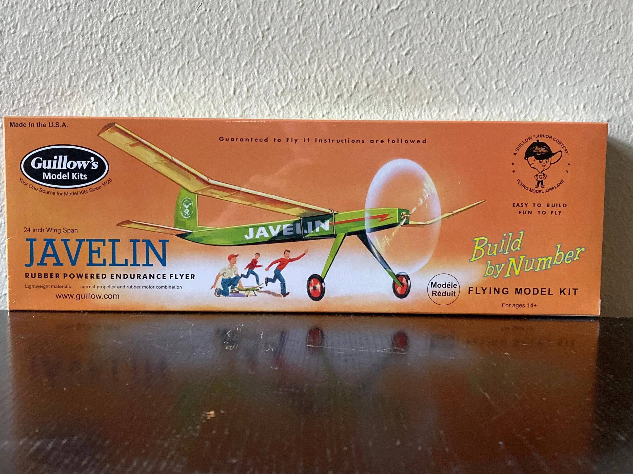 Guillow's Javelin 24" Wingspan Kit# 603