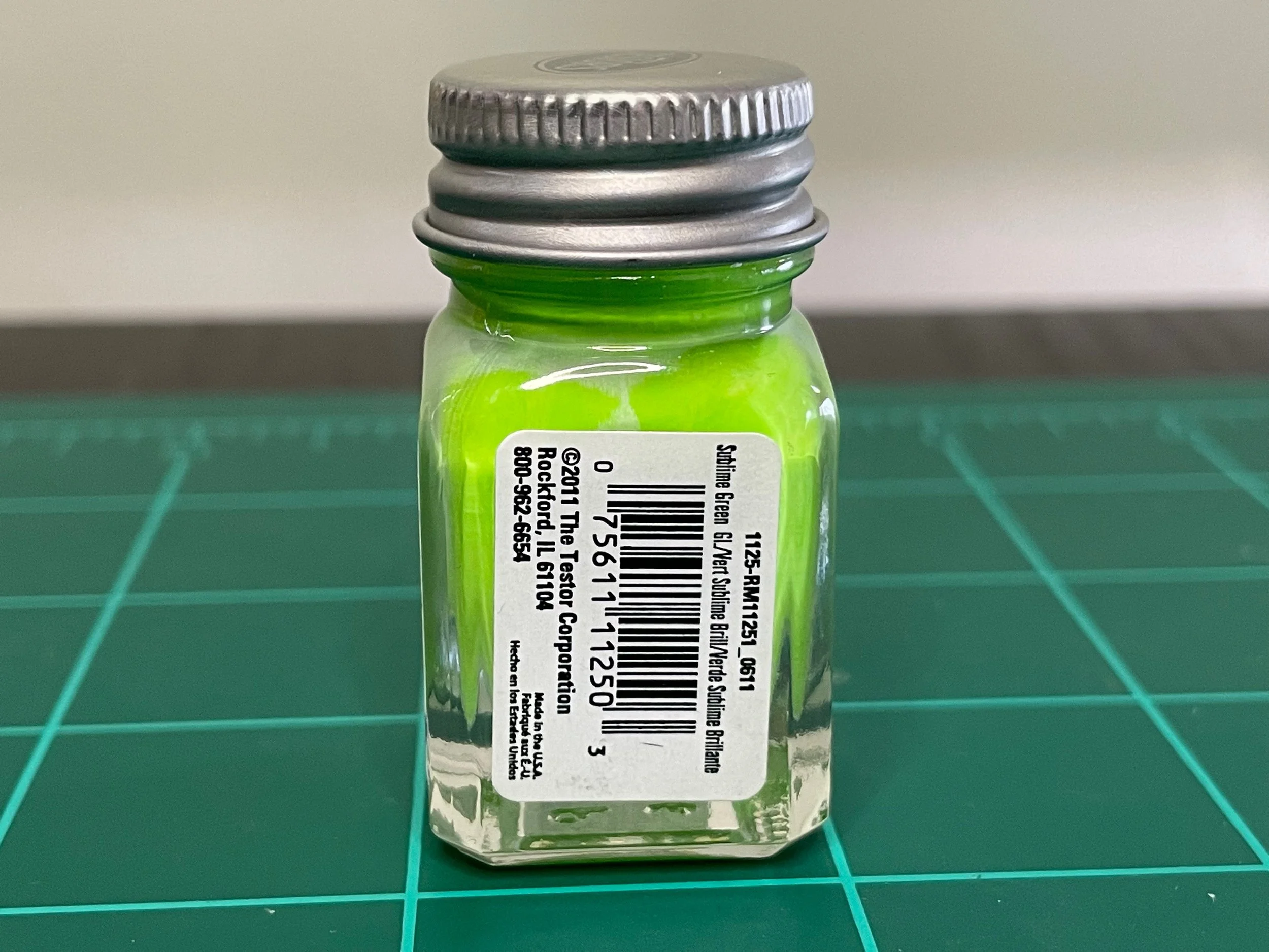 Testors Enamel 1/4oz-Gloss Sublime Green #1125