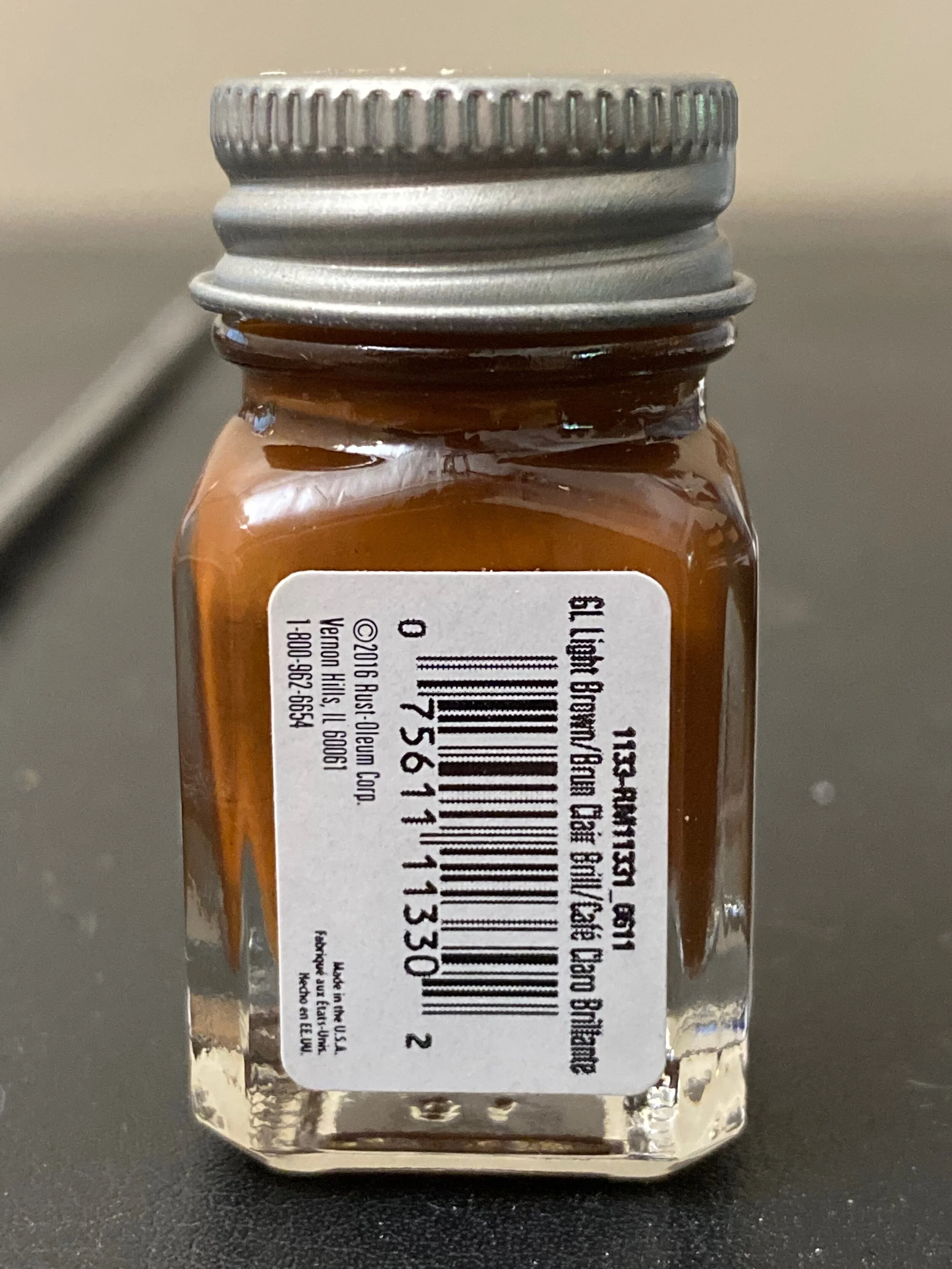 Testors Enamel 1/4oz-Gloss Light Brown #1133