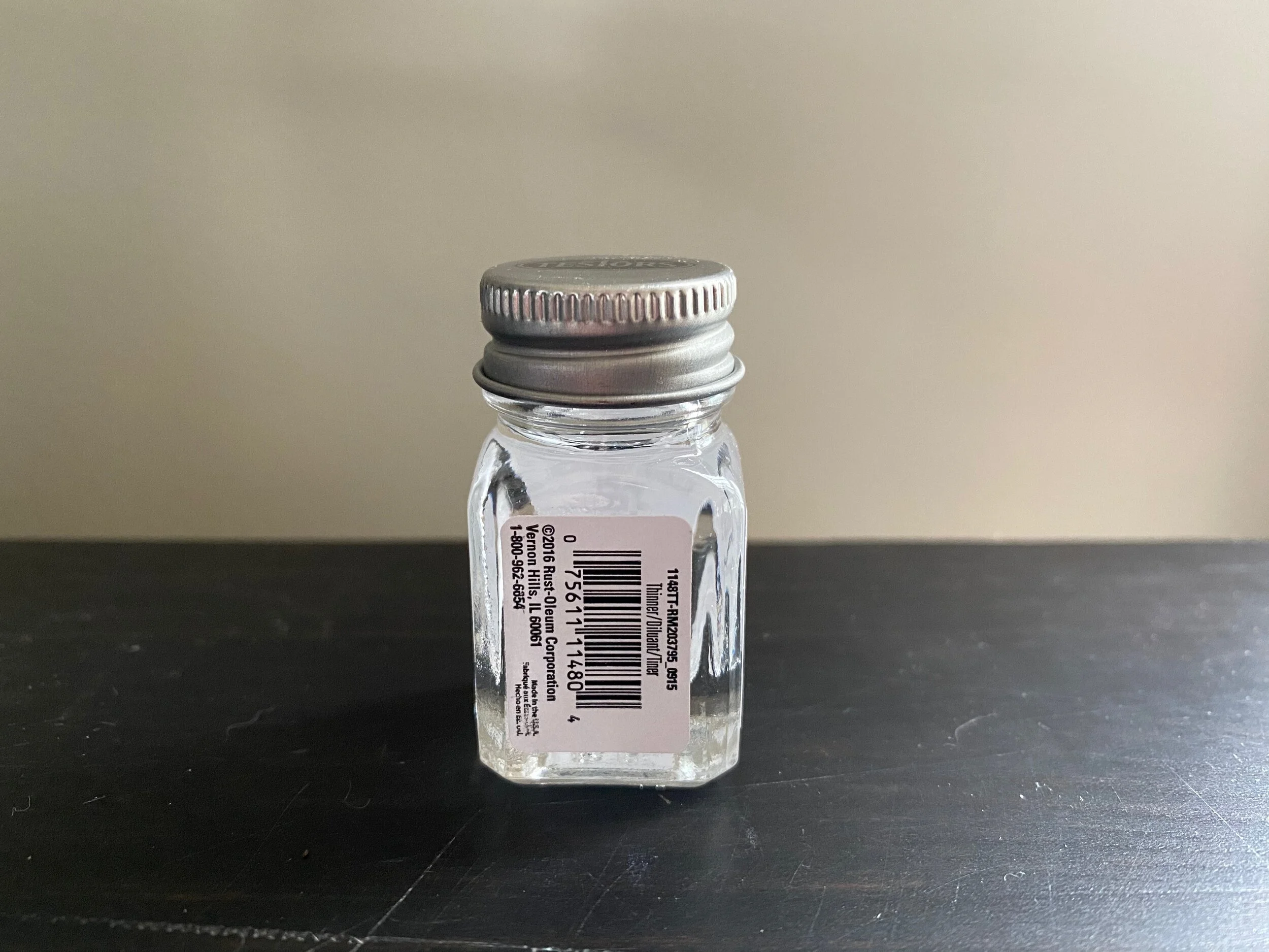 Testors Enamel 1/4oz-Thinner Brush Cleaner 1148