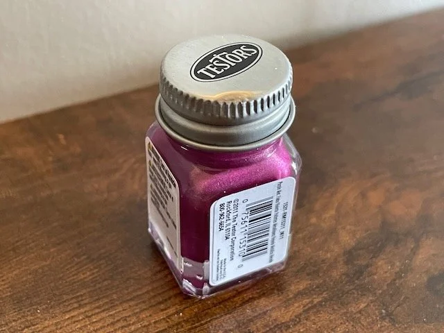 Testors Enamel 1/4oz-Purple Metal Flake #1531