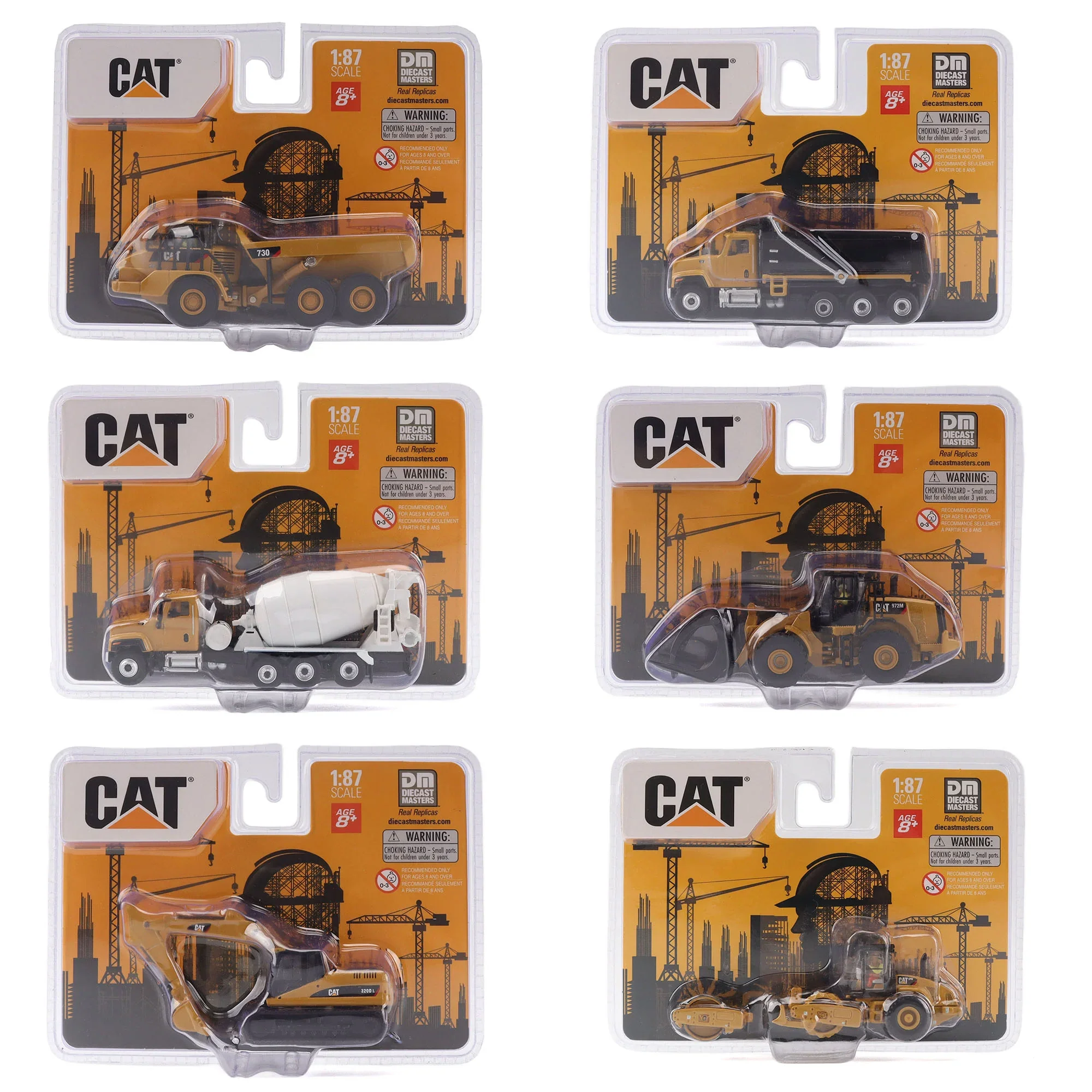 1:87 Diecast Models Series II Assortment (6units) 84404A