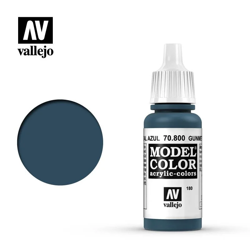 Vallejo 10ml Model Color Gunmetal Blue (70.800)