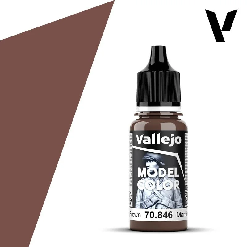 Vallejo 18ml Mahogany Brown Model Color (70.846)