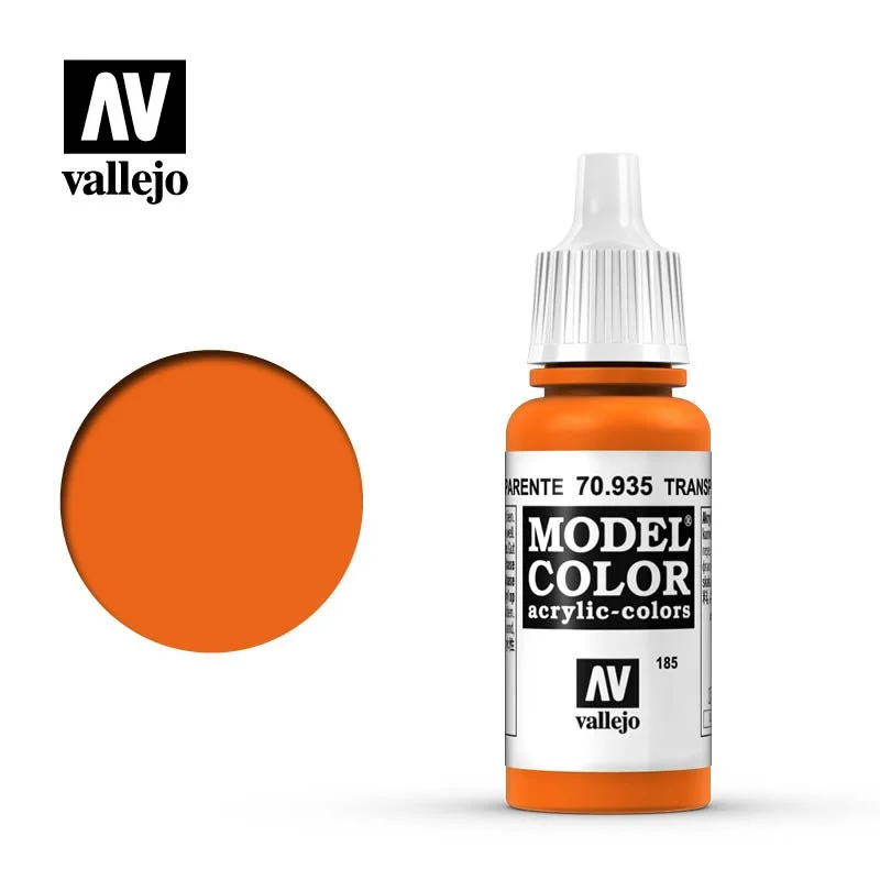 Vallejo 17ml Model Color Transparent Orange (70.935)