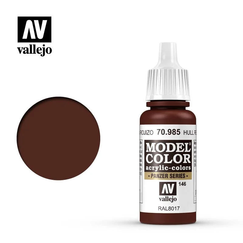 Vallejo 17ml Model Color Hull Red (70.985)