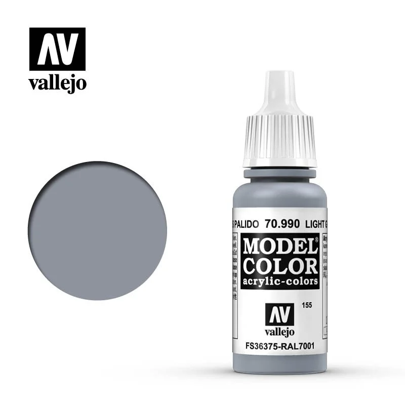 Vallejo 17ml Model Color Light Grey (70.990)
