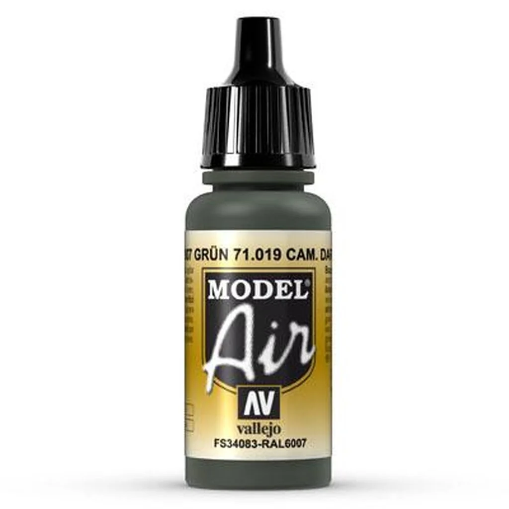 Vallejo 17ml Model Air Cam Dark Green (71.019)
