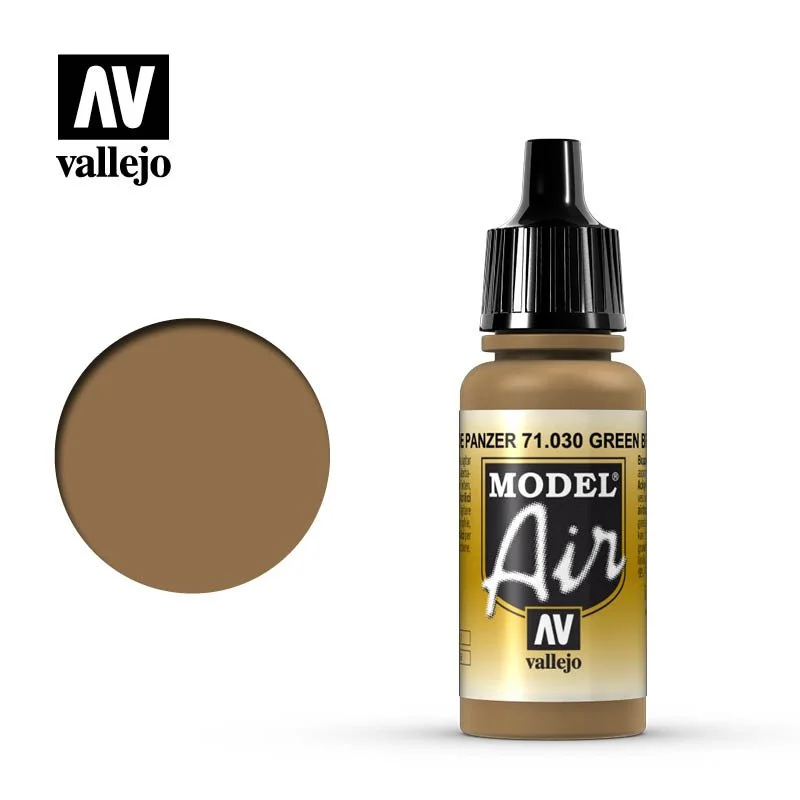Vallejo 17ml Model Color Green Brown (71.030)