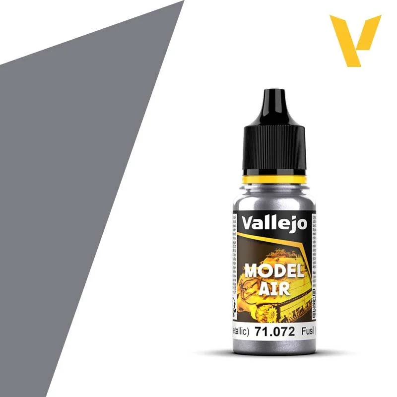 Vallejo 17ml Model Air Gun Metal (71.072)