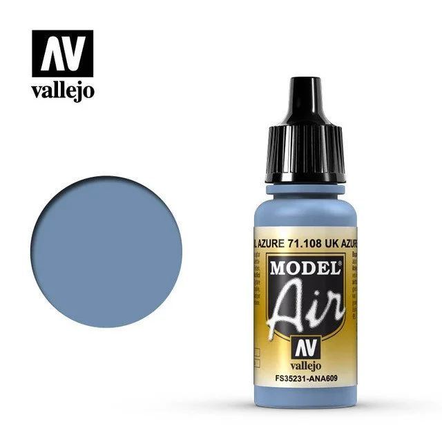 Vallejo 17ml Model Air U.K. Azure (71.108)