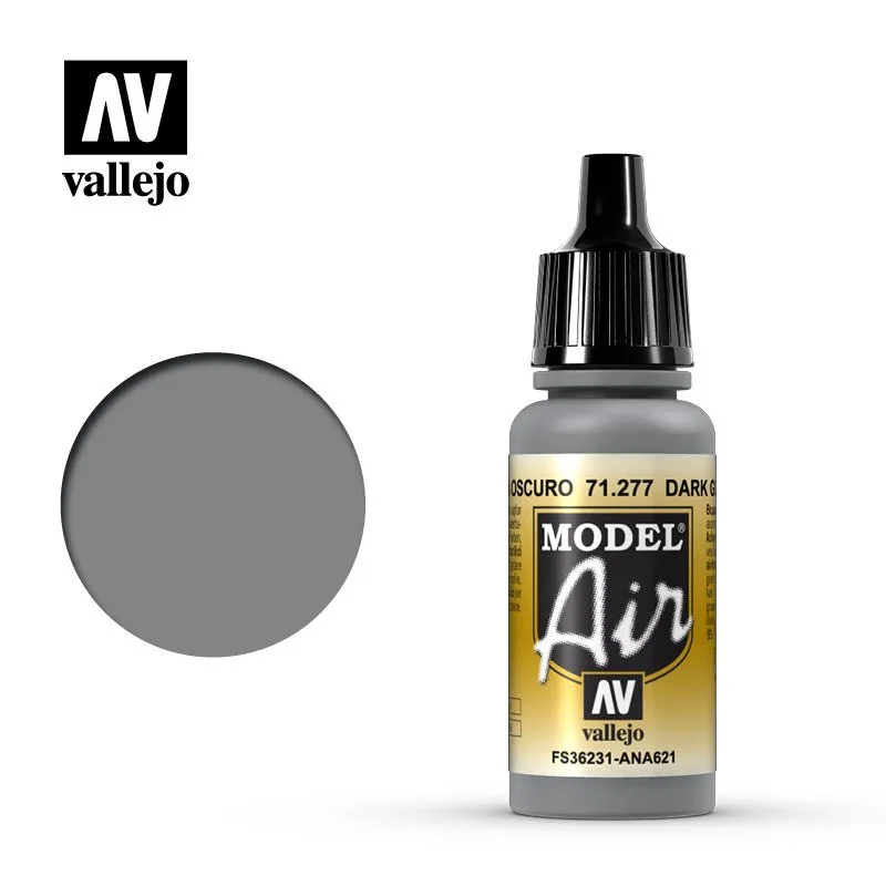 Vallejo 17ml Model Air Dark Gull Gray (71.277)