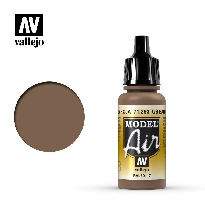 Vallejo 17ml Model Air Color US Earth Red (71.293)