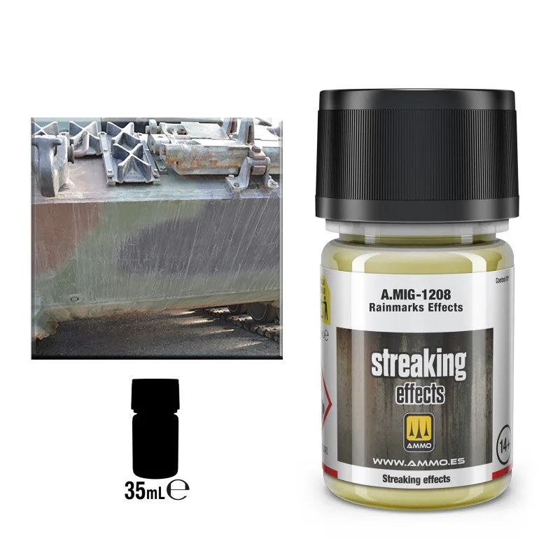 AMMO Streaking Effects 35mL Streaking Rainmarks Effects #A.MIG-1208