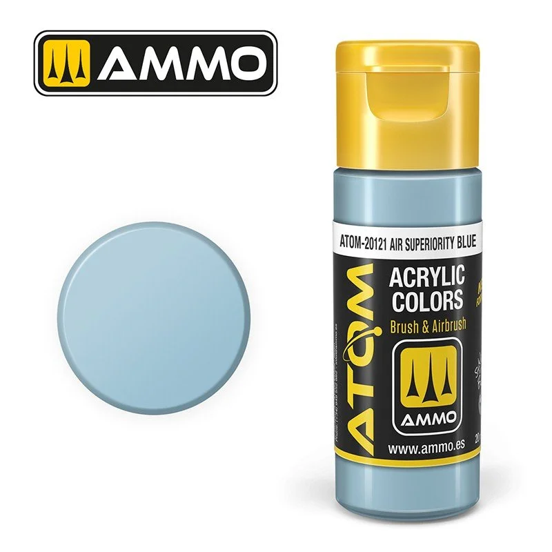 AMMO ATOM ACRYLIC COLOR 20mL Air Superiority Blue (FS35450) #ATOM-20121