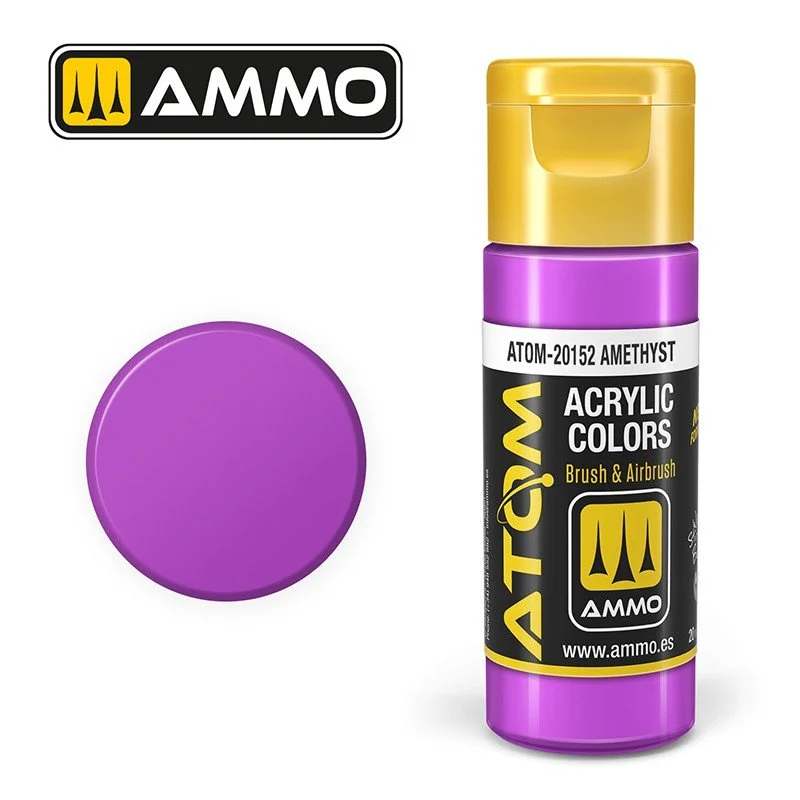 AMMO ATOM ACRYLIC COLOR 20mL Amethyst #ATOM-20152