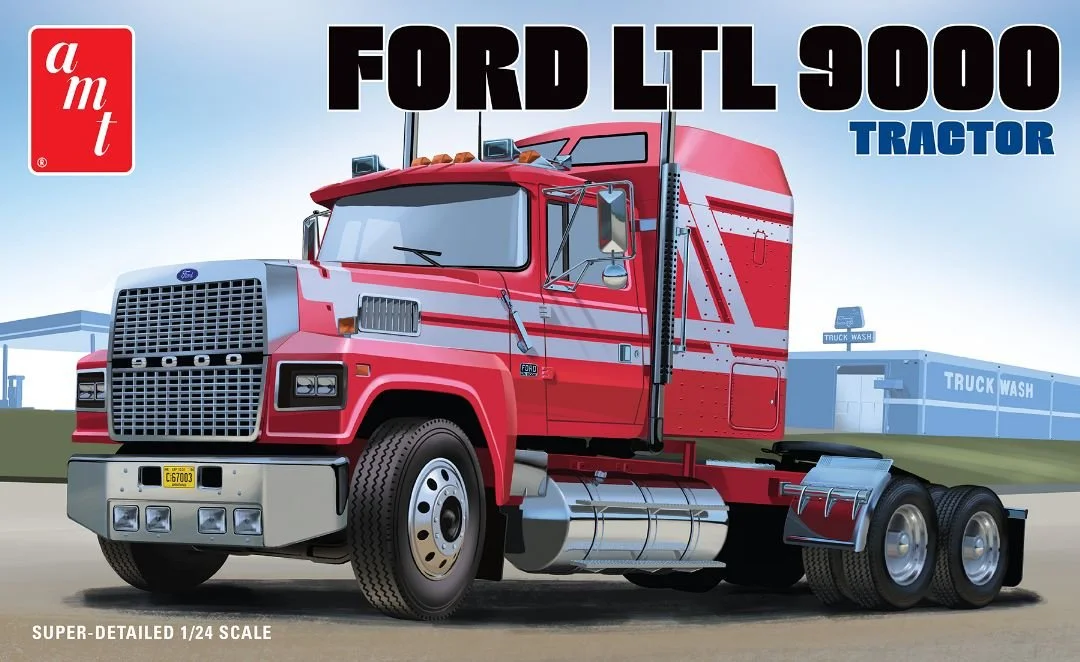 1/24 AMT Ford LTL 9000 Semi Tractor #AMT-1238