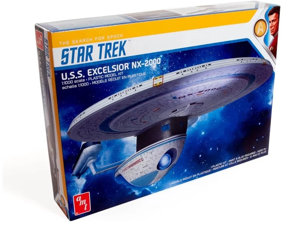1/1000 AMT Star Trek U.S.S. Excelsior NX-2000 #AMT1257M/12