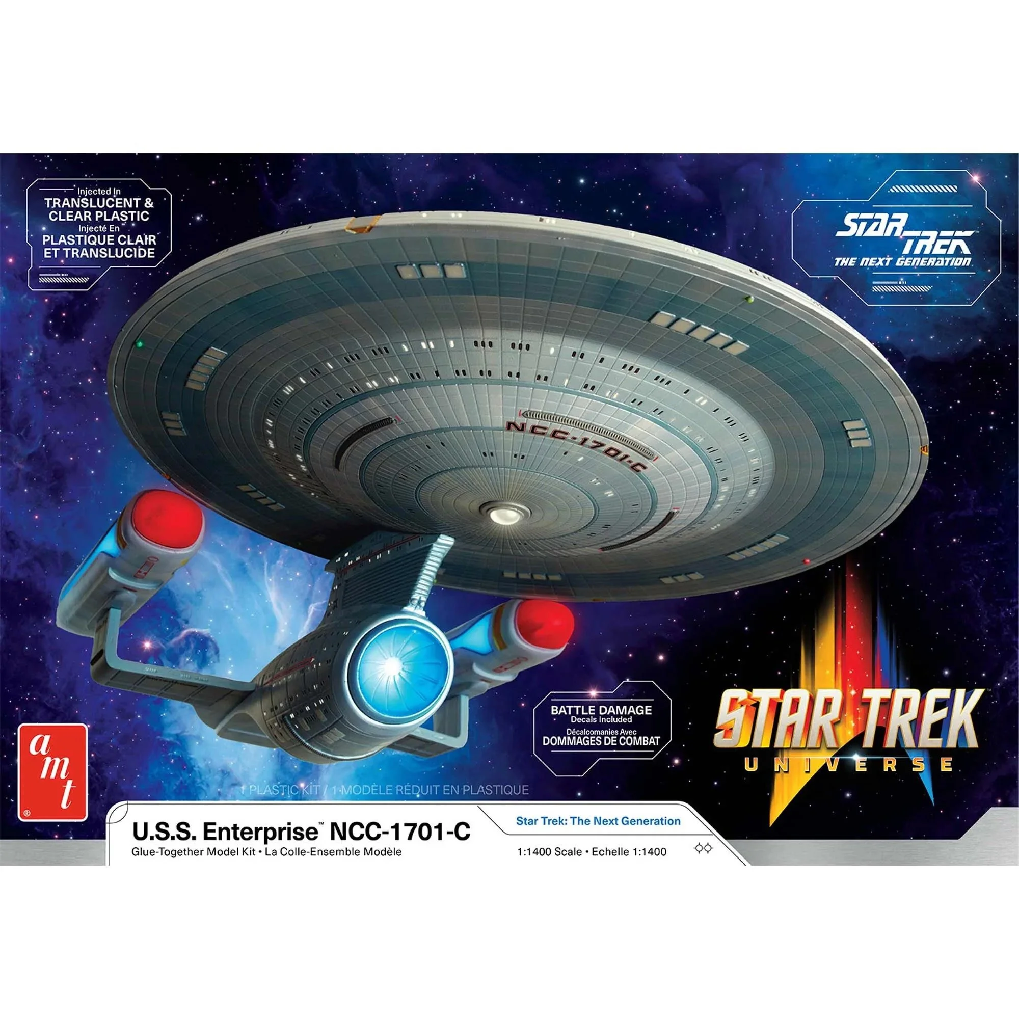 1/1400 AMT Star Trek NG U.S.S. Enterprise NCC-1701-C #AMT1332M/12