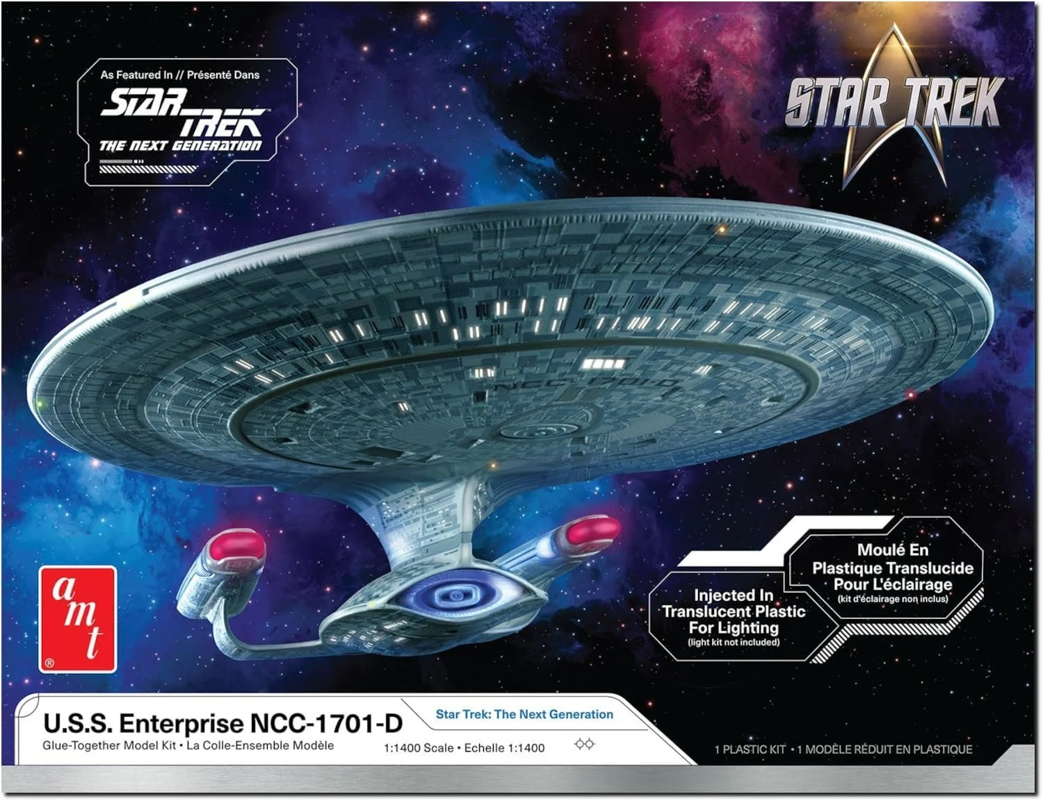 1/1400 AMT Star Trek NG U.S.S. Enterprise NCC-1701-D #AMT1429M/06