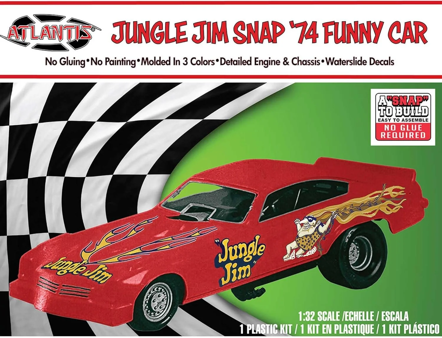 1/32 Atlantis Jungle Jim Snap '74 Funny Car #H1119