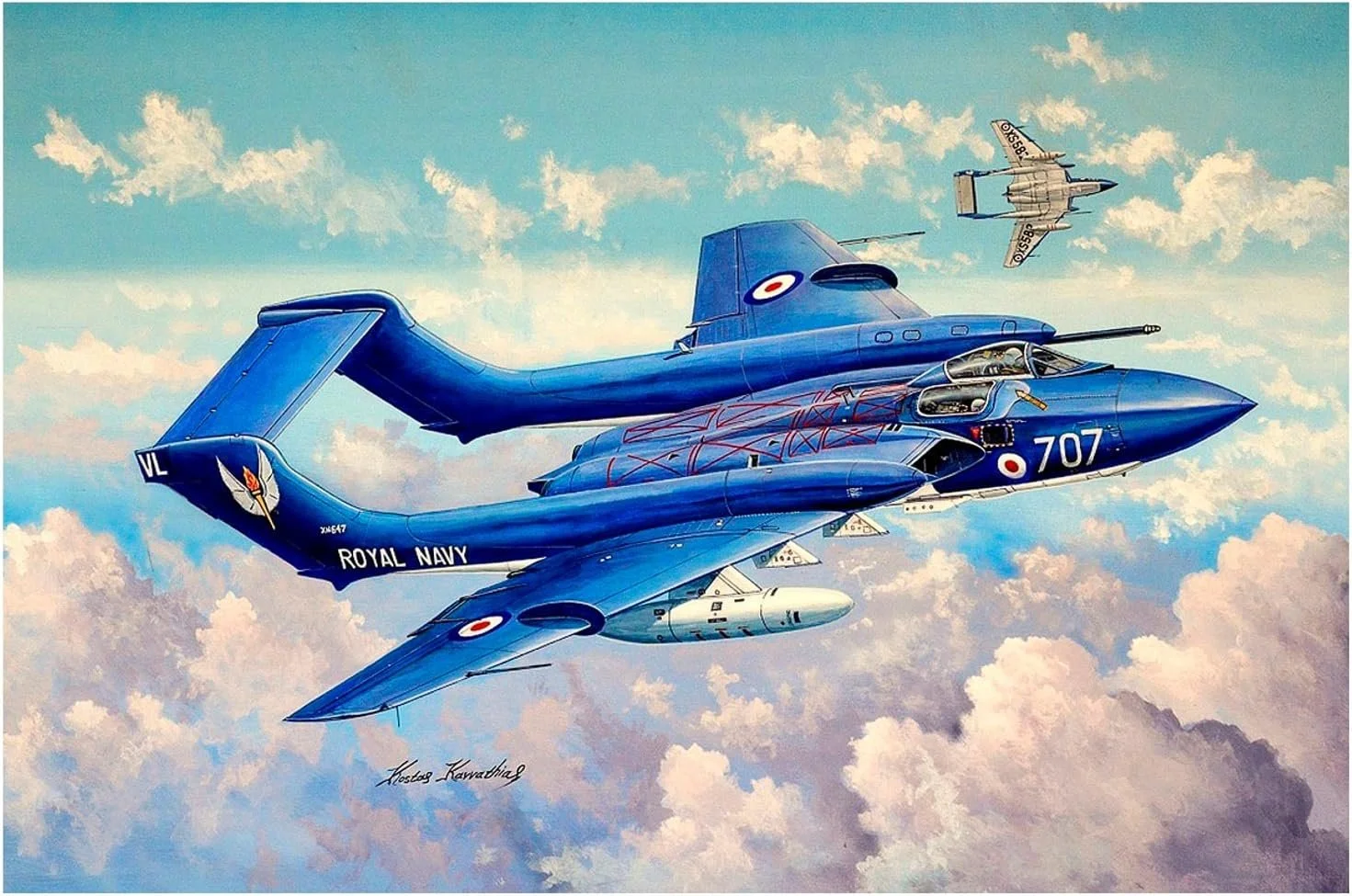 1/48 Trumpeter  De Havilland DH.110 Sea Vixen Faw.2 #05808