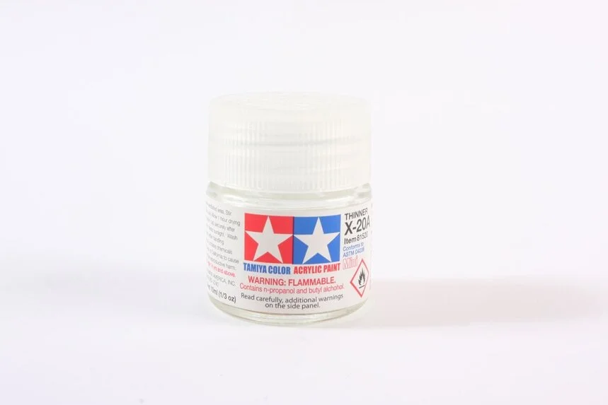 Tamiya 10ml-1/3oz Mini Acrylic Thinner MX20A