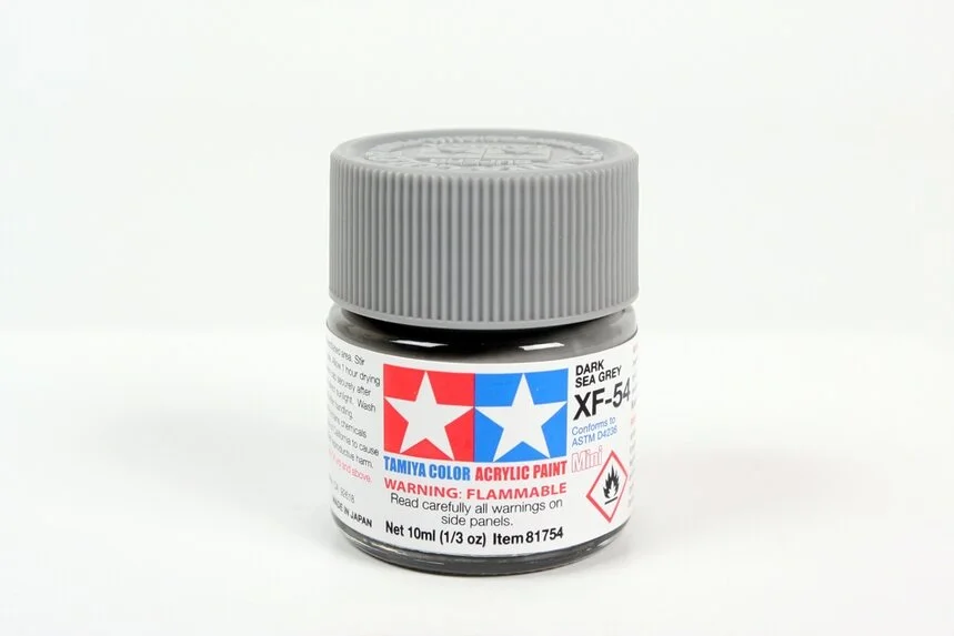Tamiya 10ml-1/3oz Acrylic XF-54 Dark Sea Grey