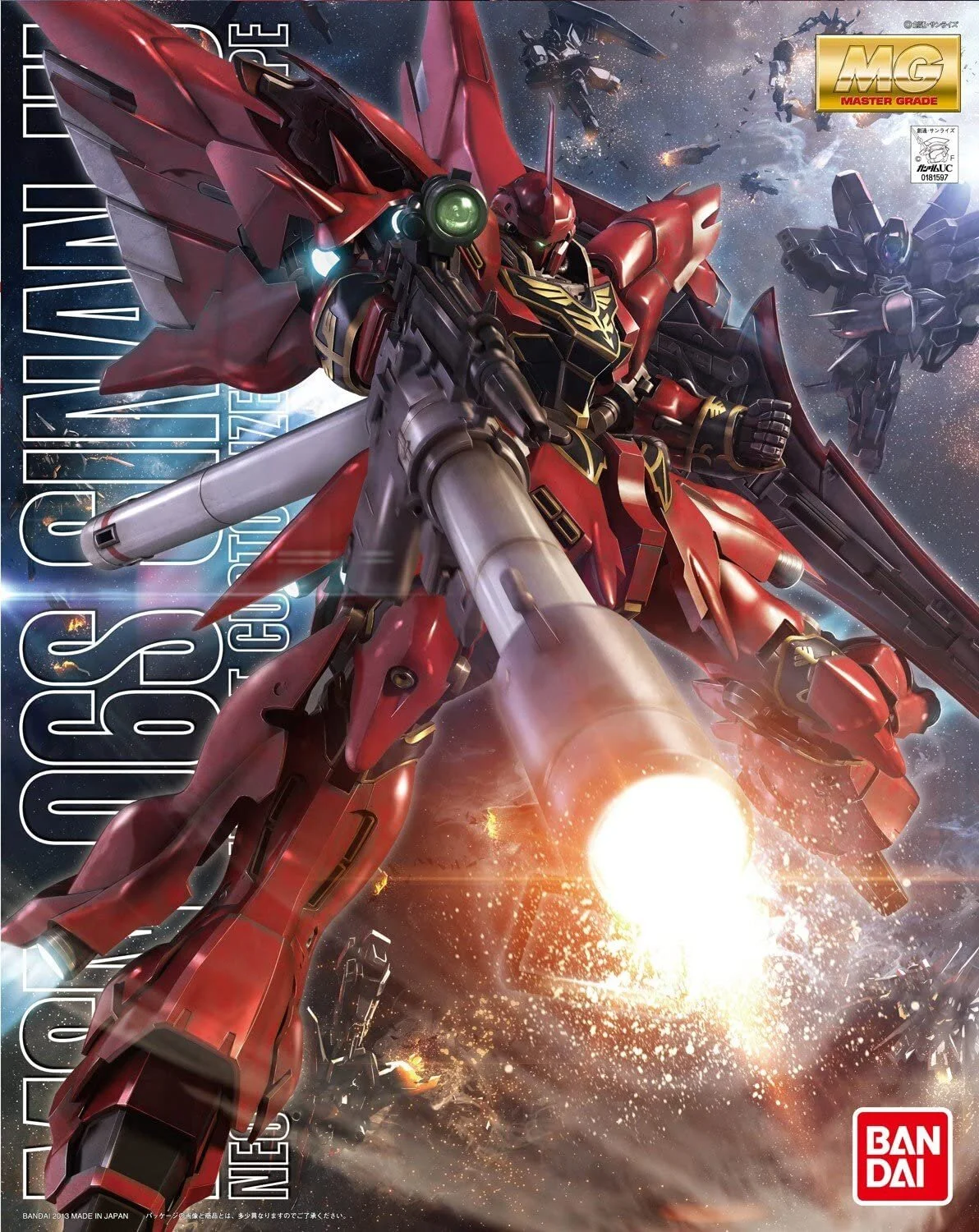 1/100  Bandai MSN-06S Sinanju (MG)