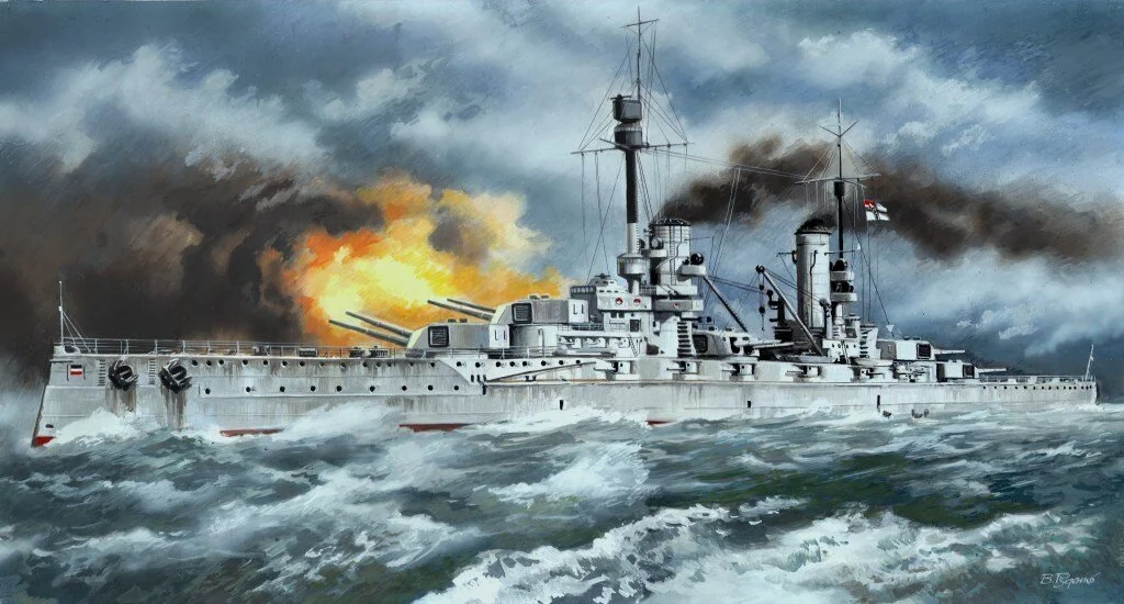1/350 ICM 1/350 WW1 German Kronprinz Battleship
