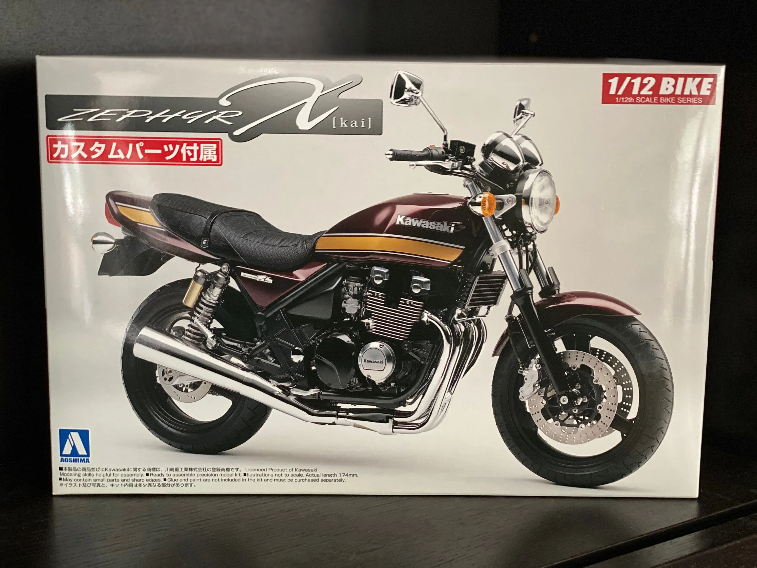 1/12 Aoshima #162004 Kawasaki N-98 Zephyr X Kai