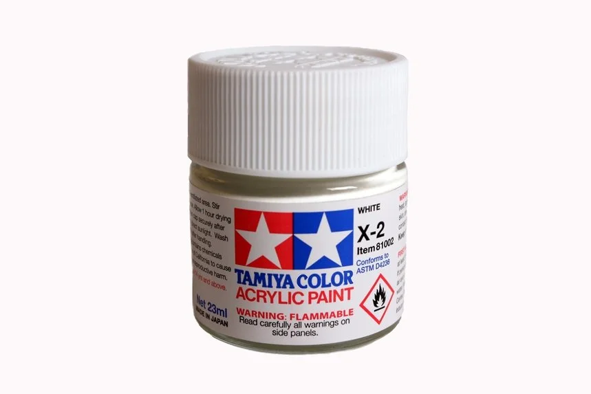 Tamiya 23ml-3/4oz Acrylic X-2 White #81002