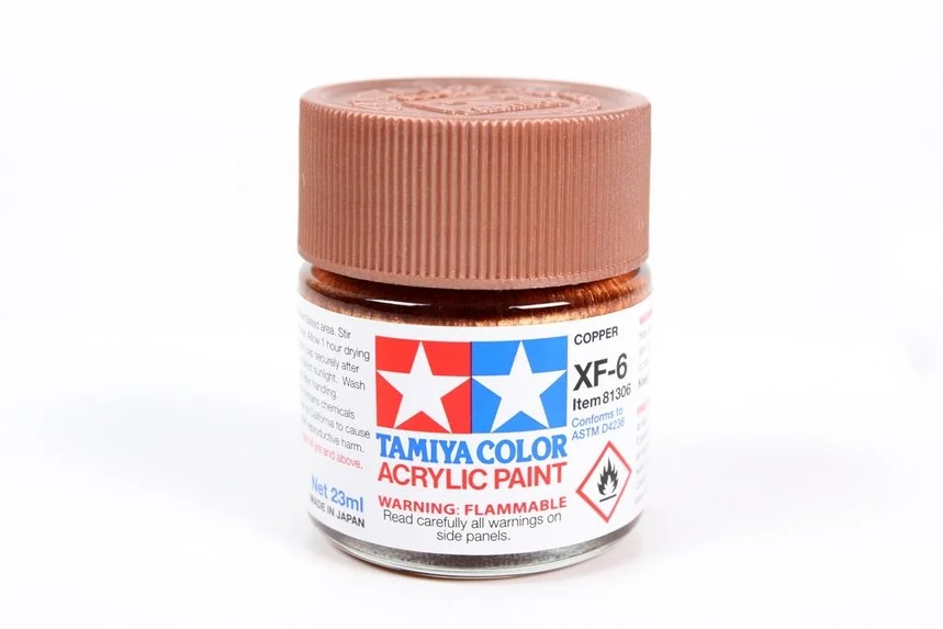Tamiya 23ml-3/4oz Acrylic XF-6 Copper #81306